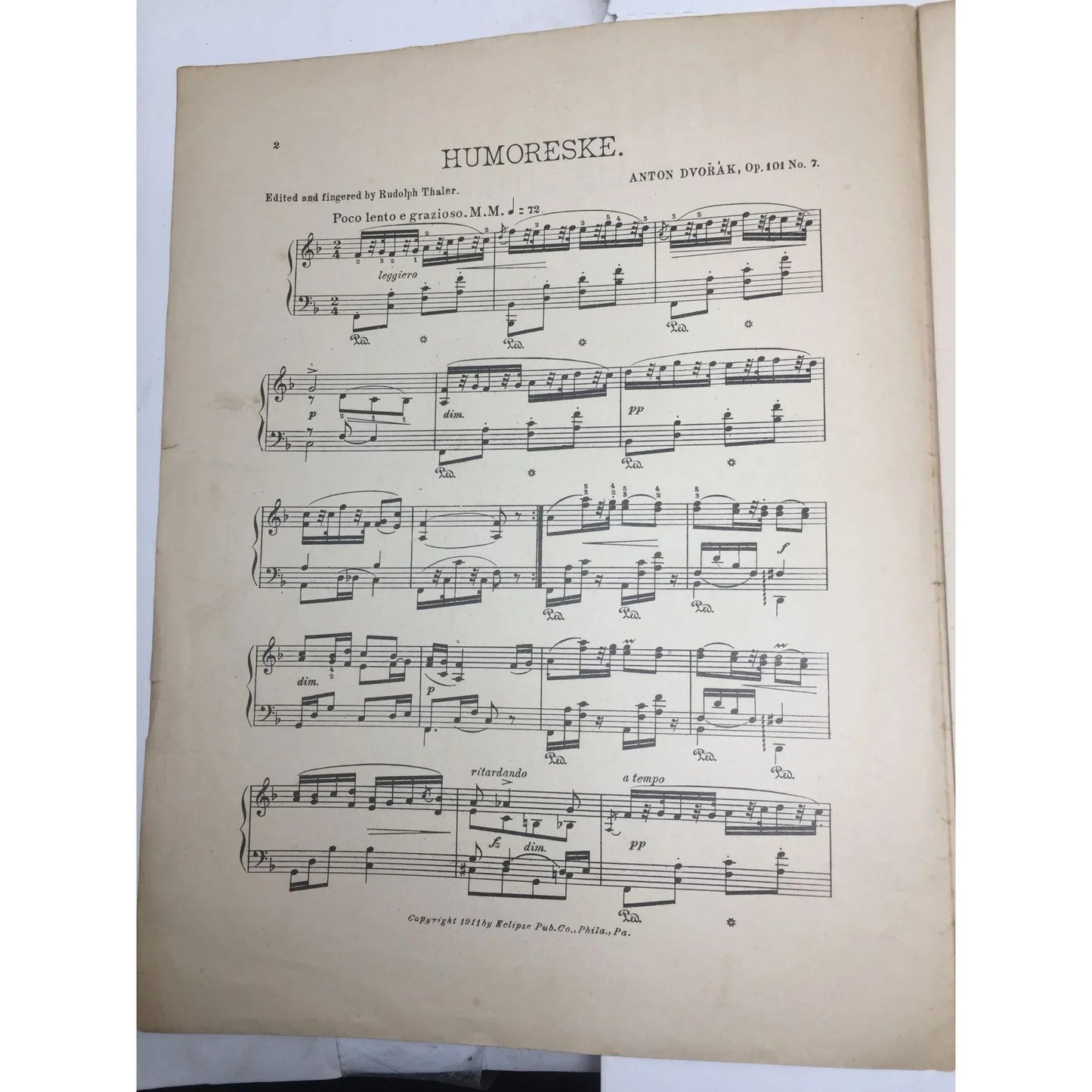 Humoreske A Parisian Novel Vintage Sheet Music book - A+ Stuff - Sheet Music - A+ Stuff