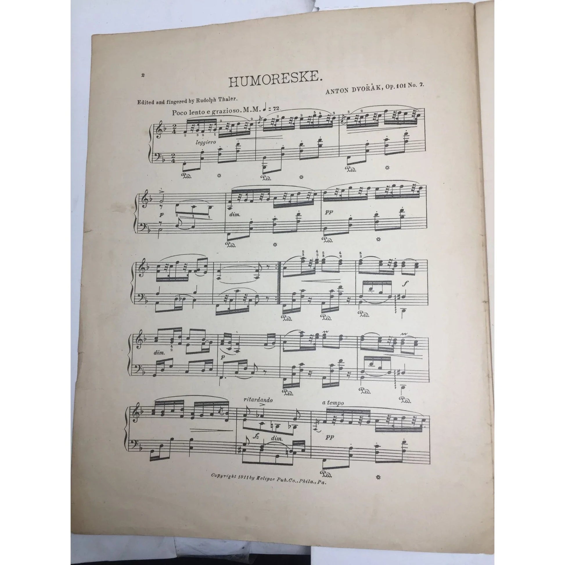 Humoreske A Parisian Novel Vintage Sheet Music book - A+ Stuff - Sheet Music - A+ Stuff