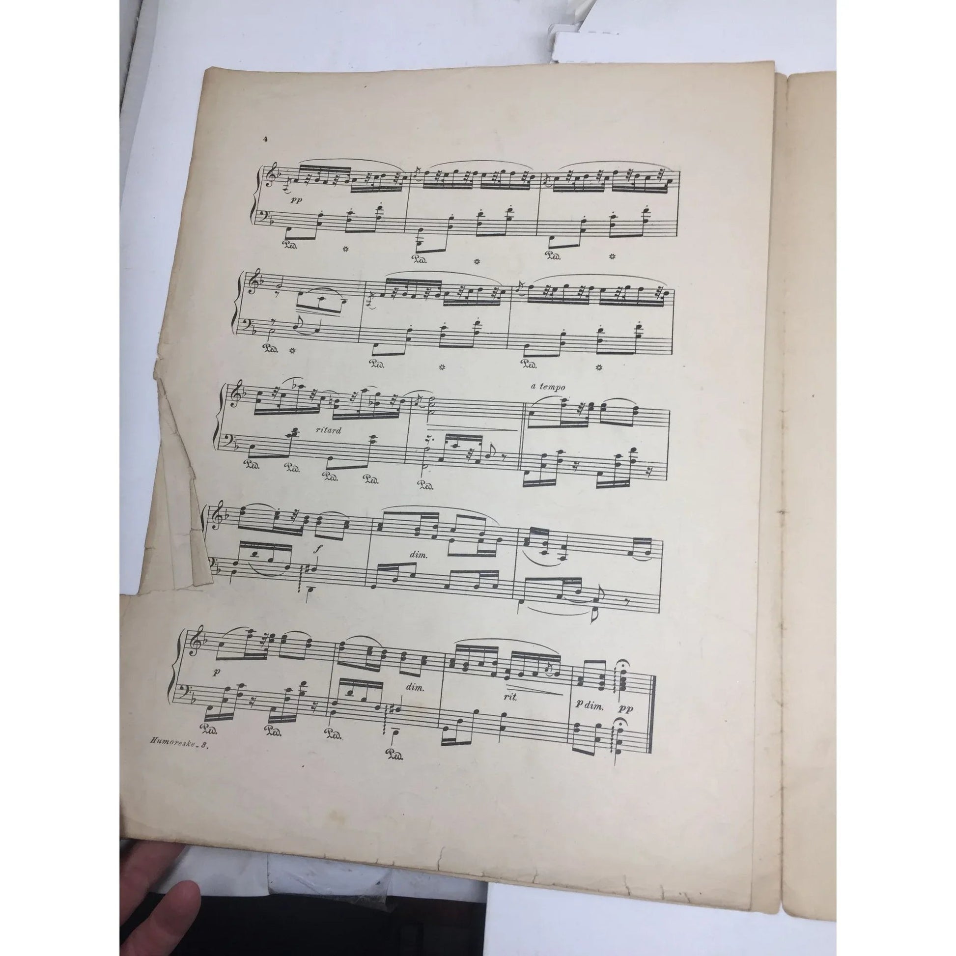 Humoreske A Parisian Novel Vintage Sheet Music book - A+ Stuff - Sheet Music - A+ Stuff