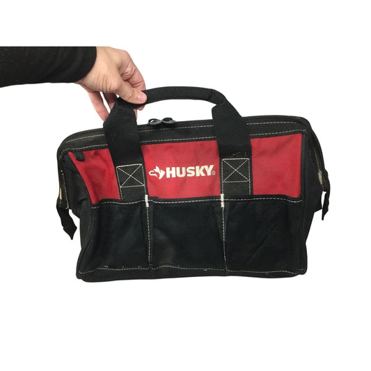Husky Red and Black Zippered Tool Bag with Handles - husky - Tools - A+ Stuff