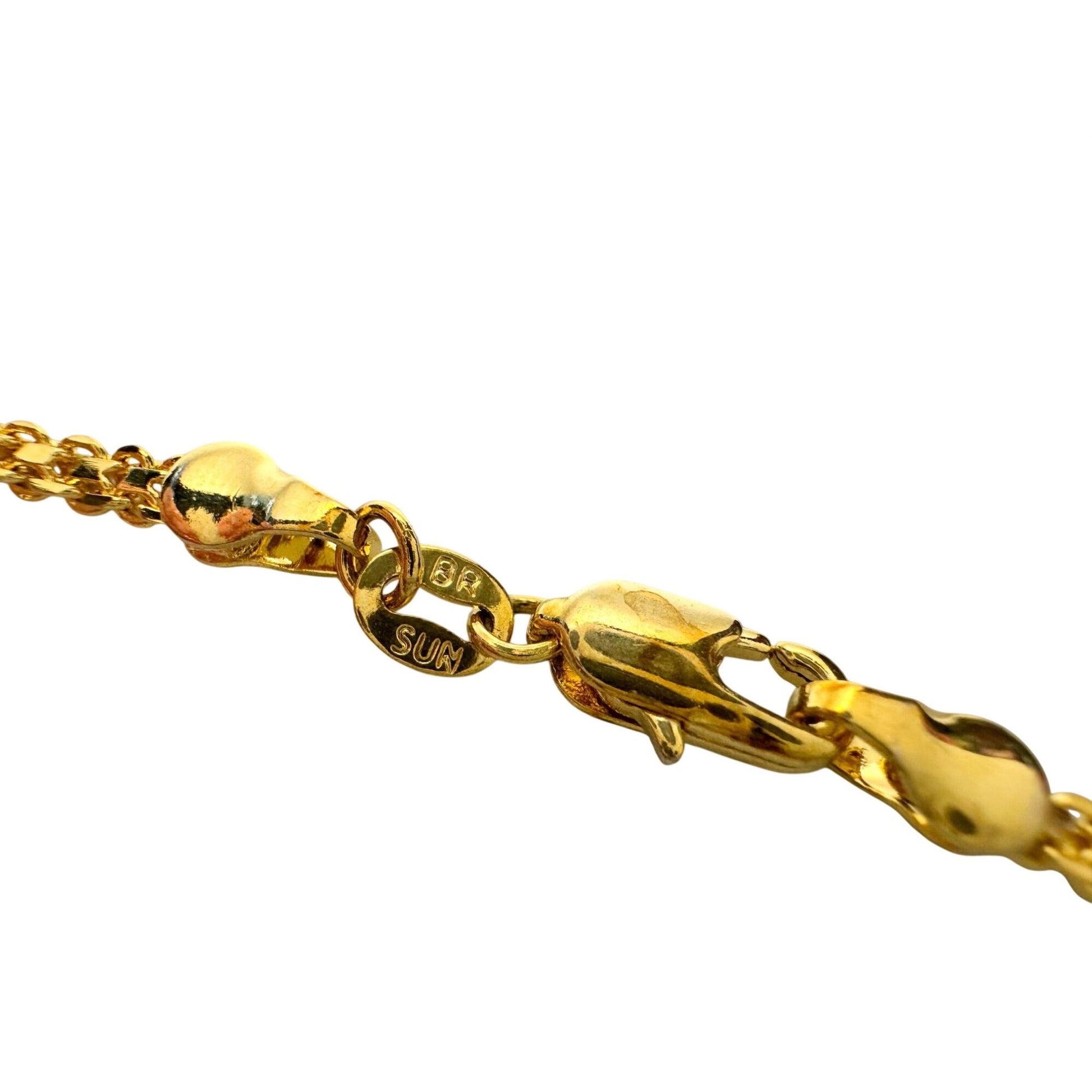 Elegant 1/2 Ct Natural Diamond Chevron Evening Necklace Gold Plated Brass -  A+ Stuff Necklace