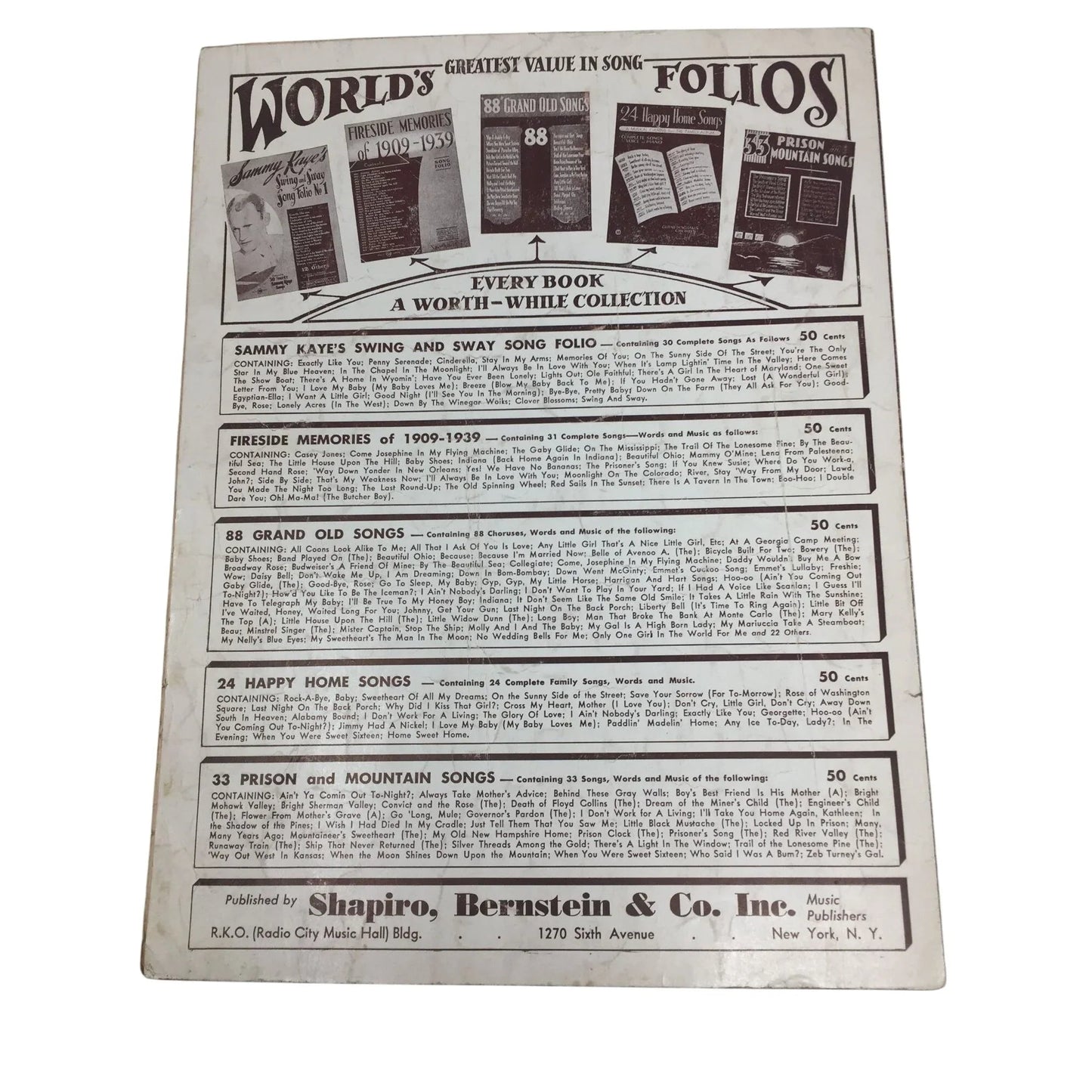 ''I Came Here To Talk For Joe'' Vintage Sheet Music - A+ Stuff - Sheet Music - A+ Stuff