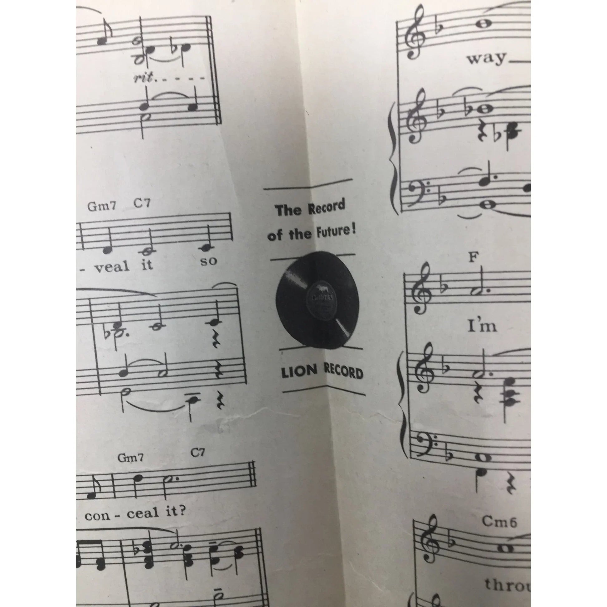 ''I don't care who knows it'' Vintage Sheet Music - A+ Stuff - SHEET MUSIC - A+ Stuff