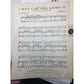 ''I don't care who knows it'' Vintage Sheet Music - A+ Stuff - SHEET MUSIC - A+ Stuff