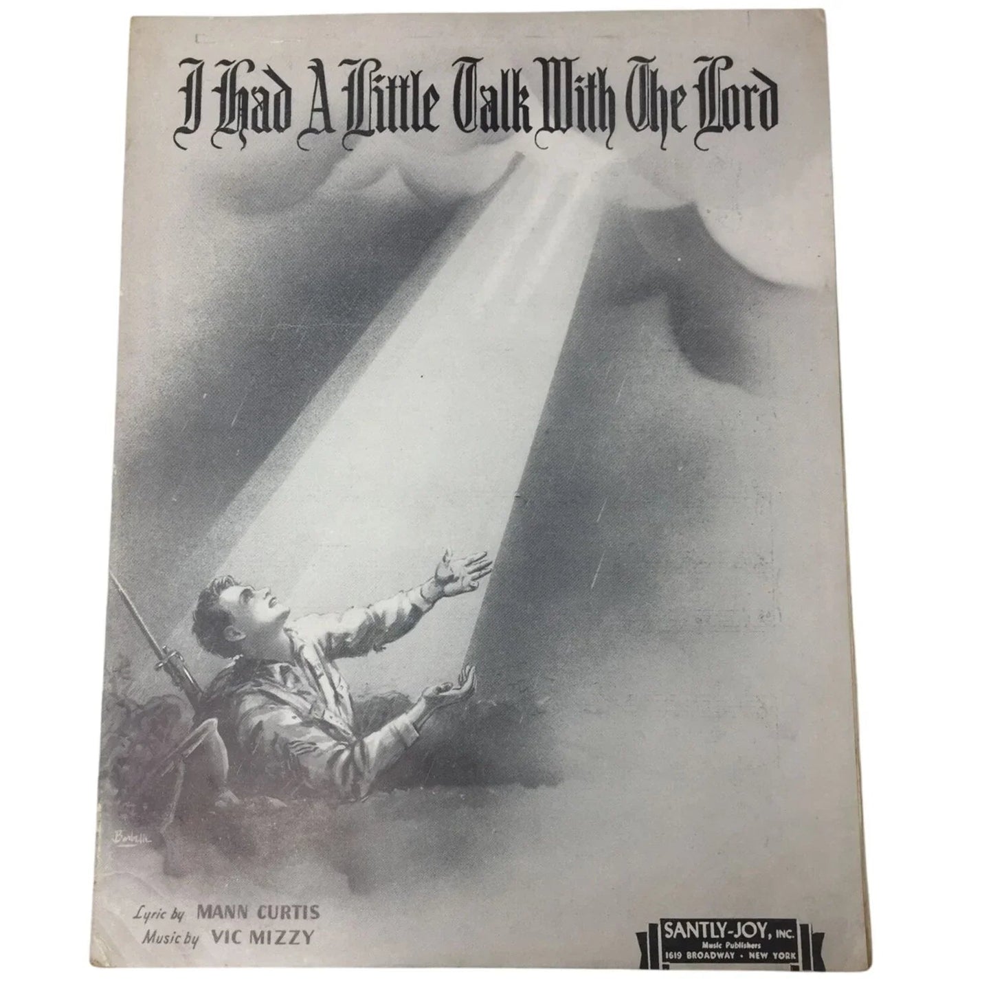 ''I Had A Little Talk With The Lord'' Vintage 1944 Sheet Music - A+ Stuff - SHEET MUSIC - A+ Stuff