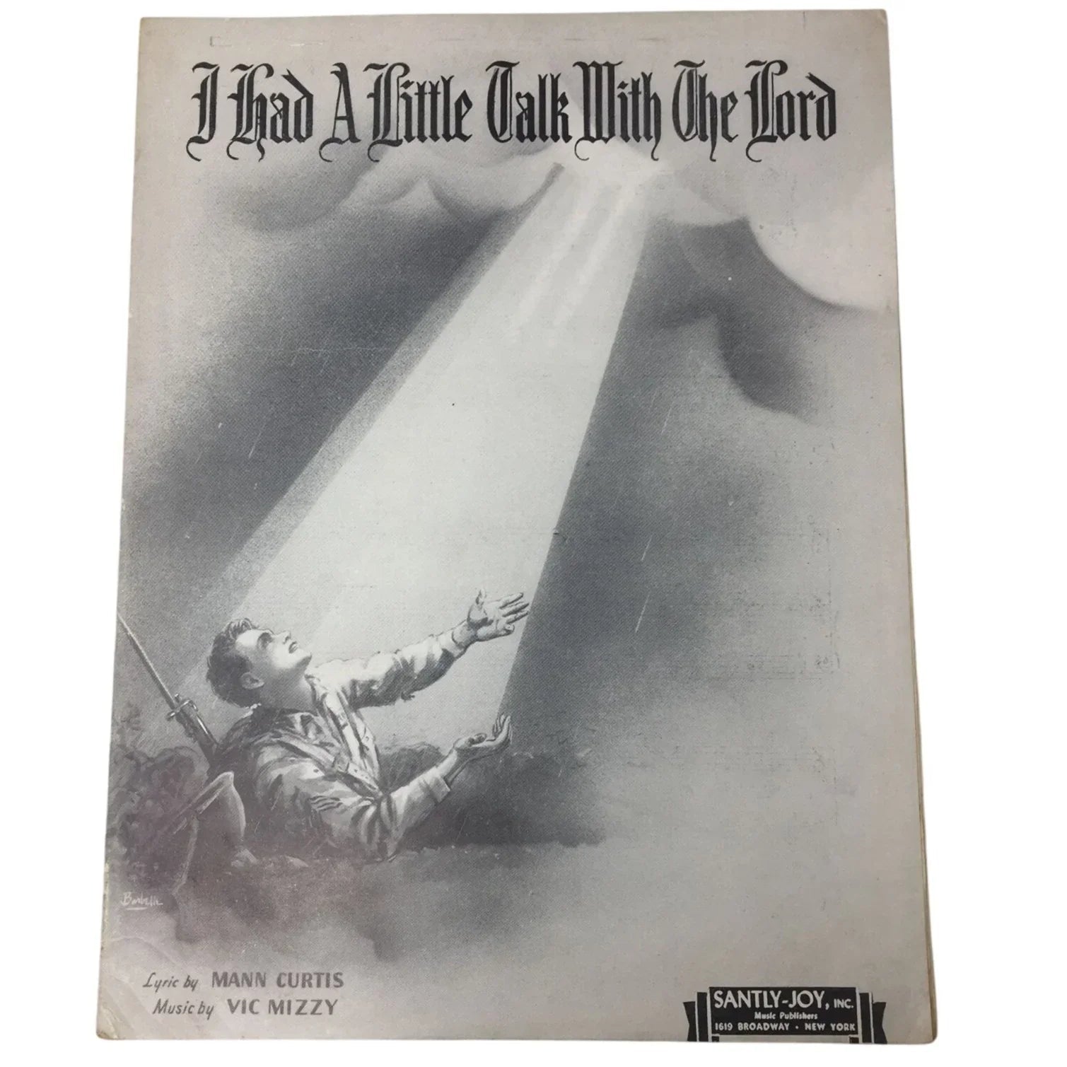 ''I Had A Little Talk With The Lord'' Vintage 1944 Sheet Music - A+ Stuff - SHEET MUSIC - A+ Stuff