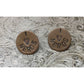 ''I love Nerds'' Women's Copper Tone Circle Stud Earrings - A+ Stuff - Earrings - A+ Stuff