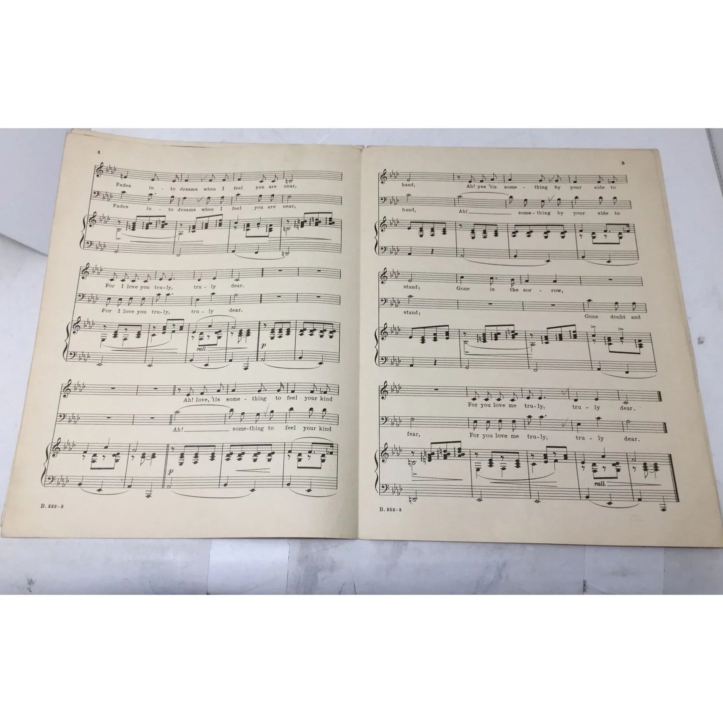 ''I Love You Truly'' From Seven Songs by Carrie Jacobs Bond - A+ Stuff - SHEET MUSIC - A+ Stuff