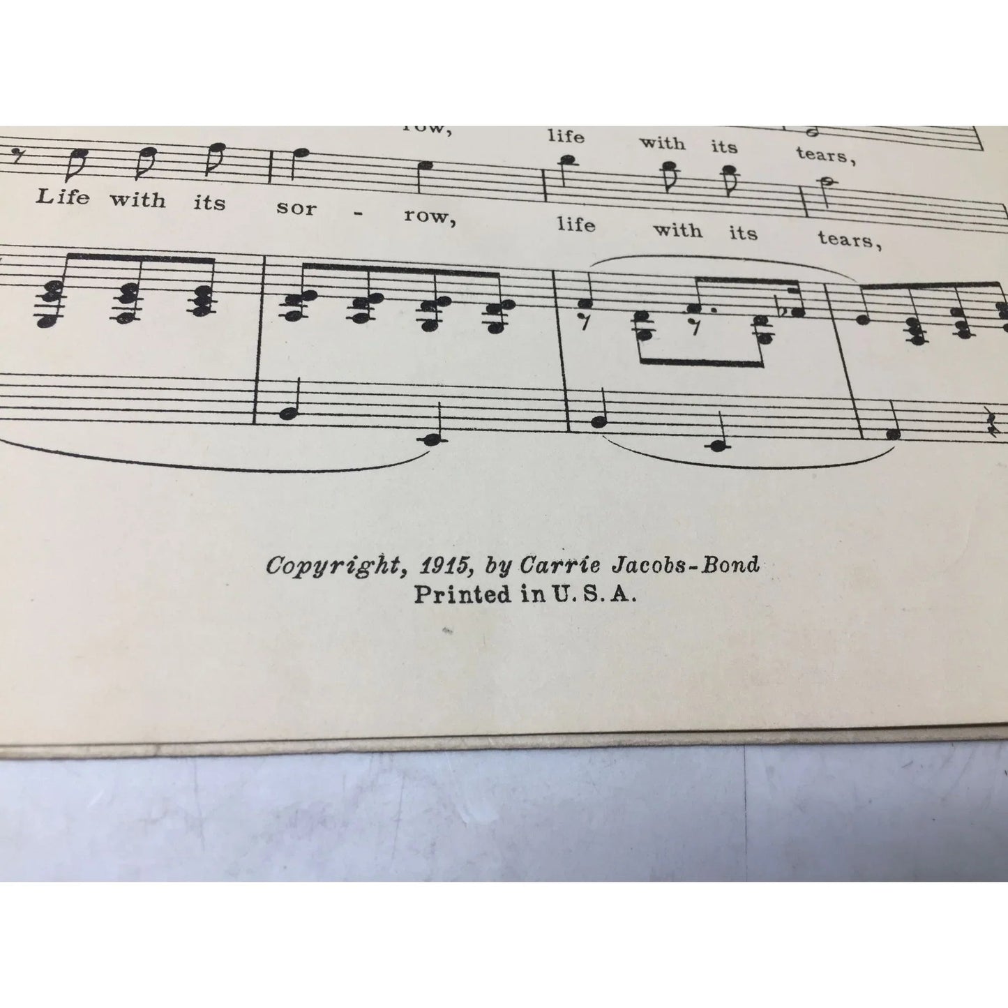 ''I Love You Truly'' From Seven Songs by Carrie Jacobs Bond - A+ Stuff - SHEET MUSIC - A+ Stuff