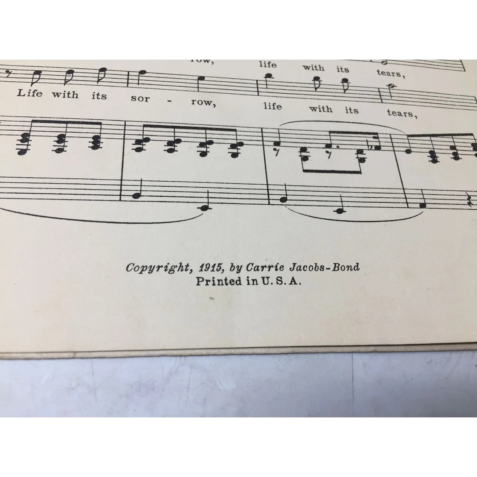 ''I Love You Truly'' From Seven Songs by Carrie Jacobs Bond - A+ Stuff - SHEET MUSIC - A+ Stuff