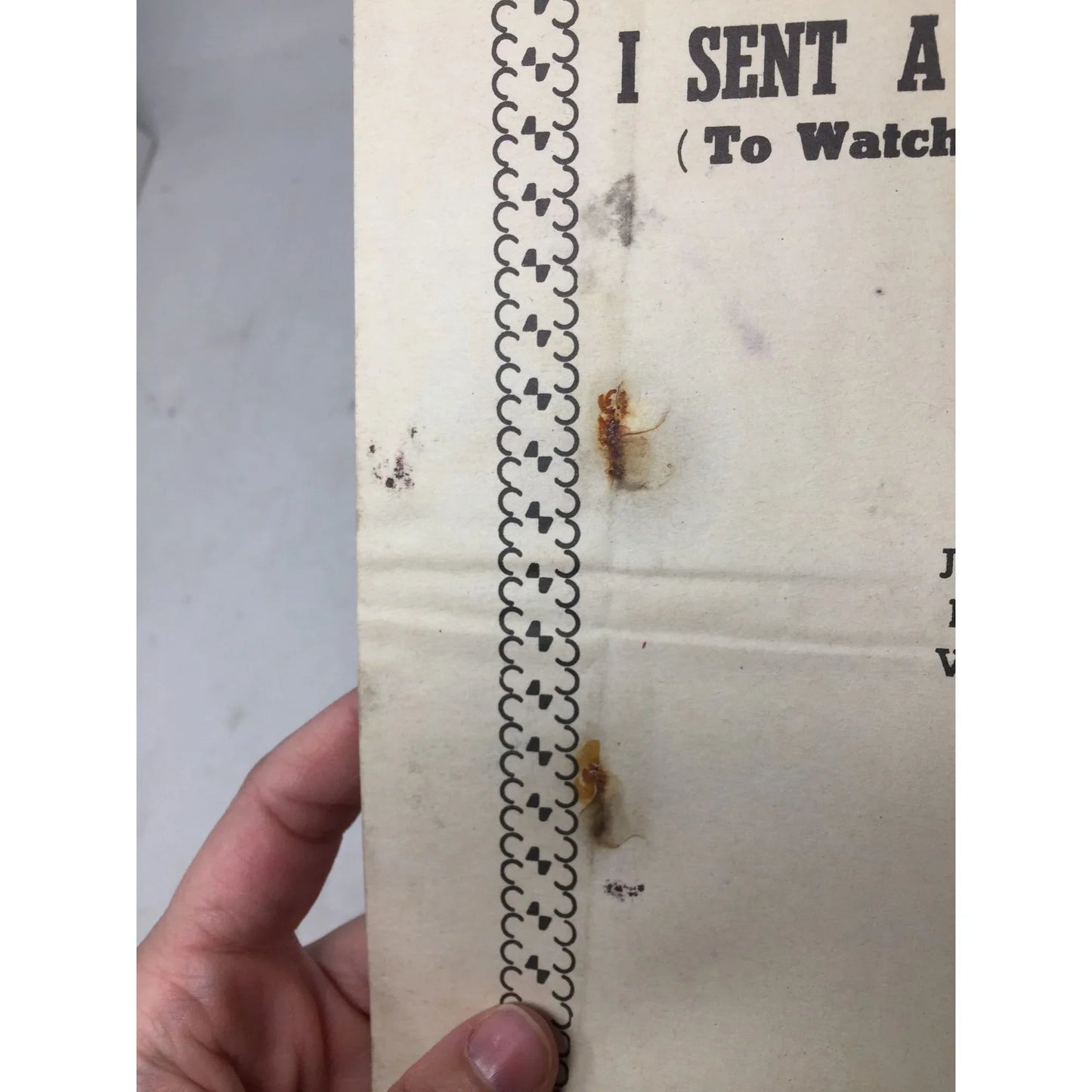 ''I Sent A Letter To Santa (To Watch Over Daddy for me)'' Vintage sheet music - A+ Stuff - sheet music - A+ Stuff