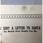 ''I Sent A Letter To Santa (To Watch Over Daddy for me)'' Vintage sheet music - A+ Stuff - sheet music - A+ Stuff