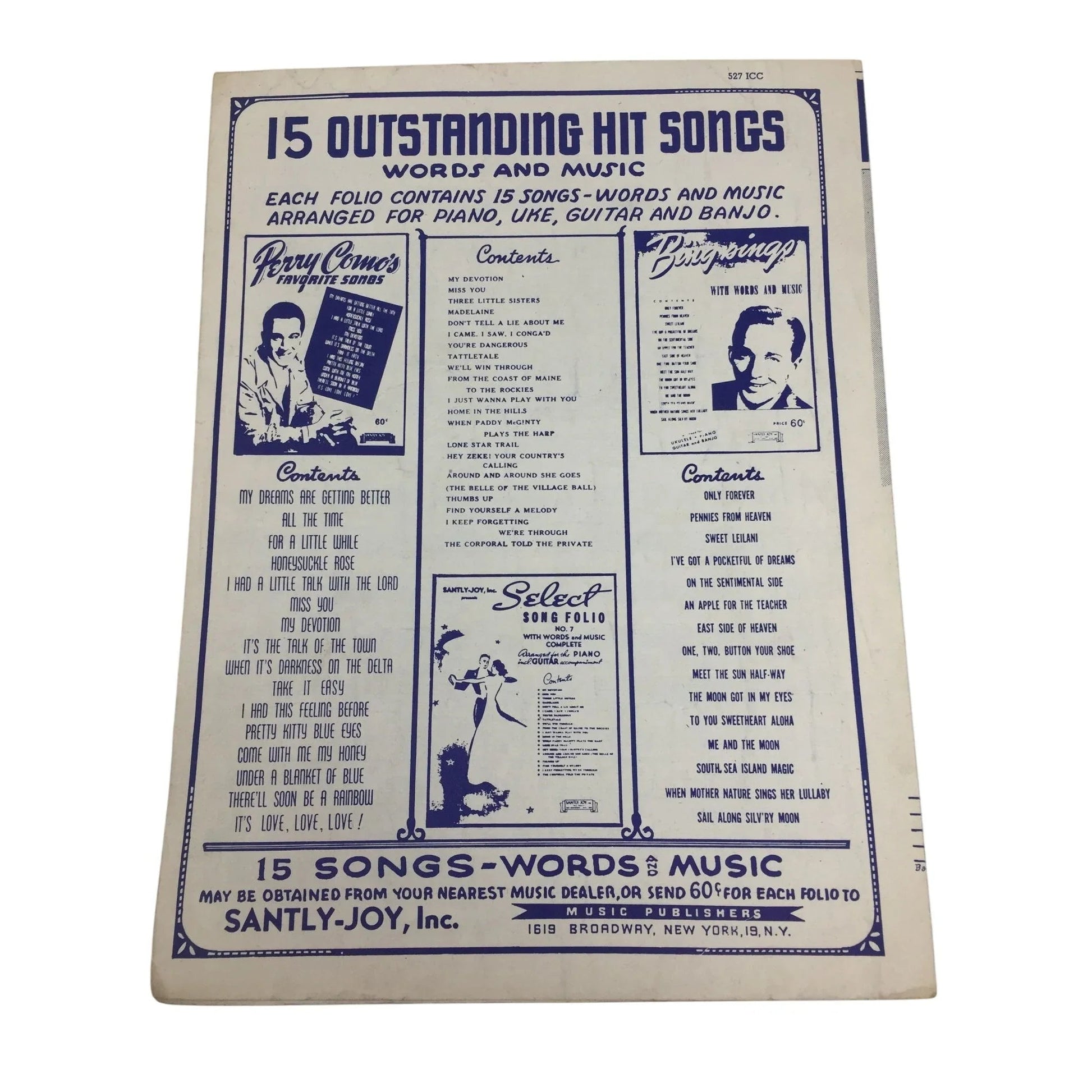 ''I WANT TO THANK YOUR FOLKS'' Vintage sheet music - A+ Stuff - SHEET MUSIC - A+ Stuff