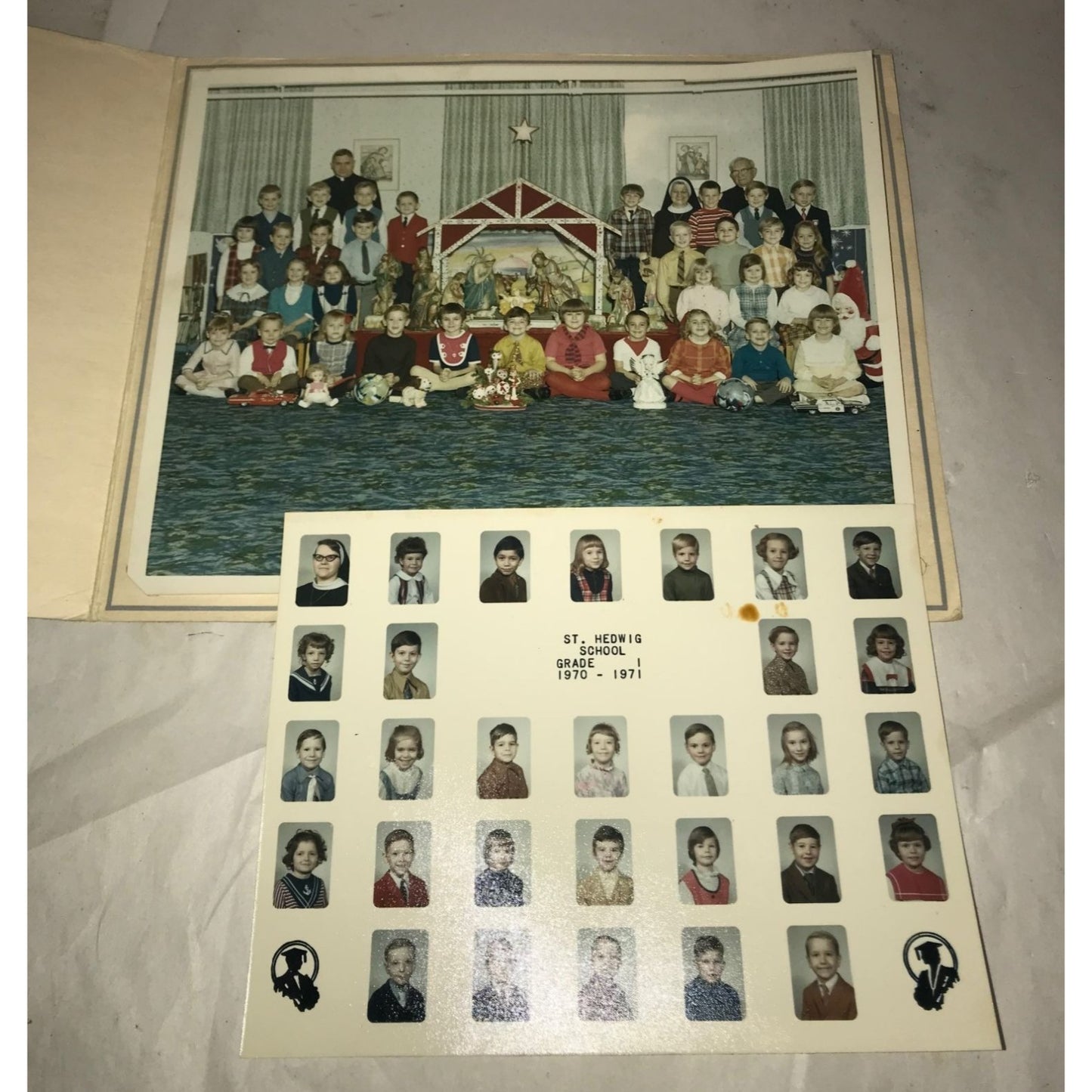 Vintage St Hedwig School Grade 1 (First Grade) 1970-1971 Class Photos