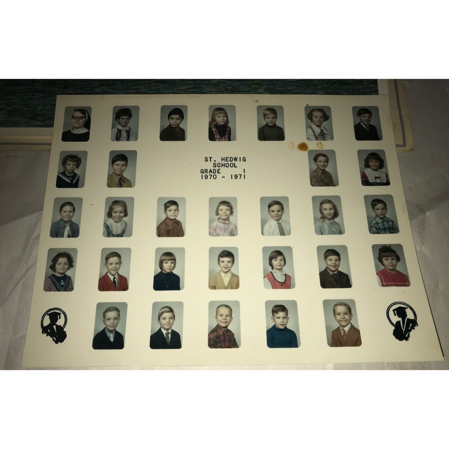 Vintage St Hedwig School Grade 1 (First Grade) 1970-1971 Class Photos