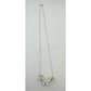 Natural Peridot Butterfly Necklace