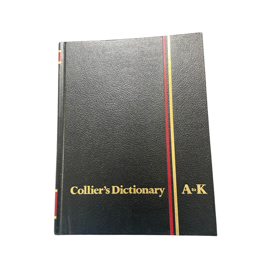 Vintage Collier's Dictionary A to K Hardback Dictionary Book