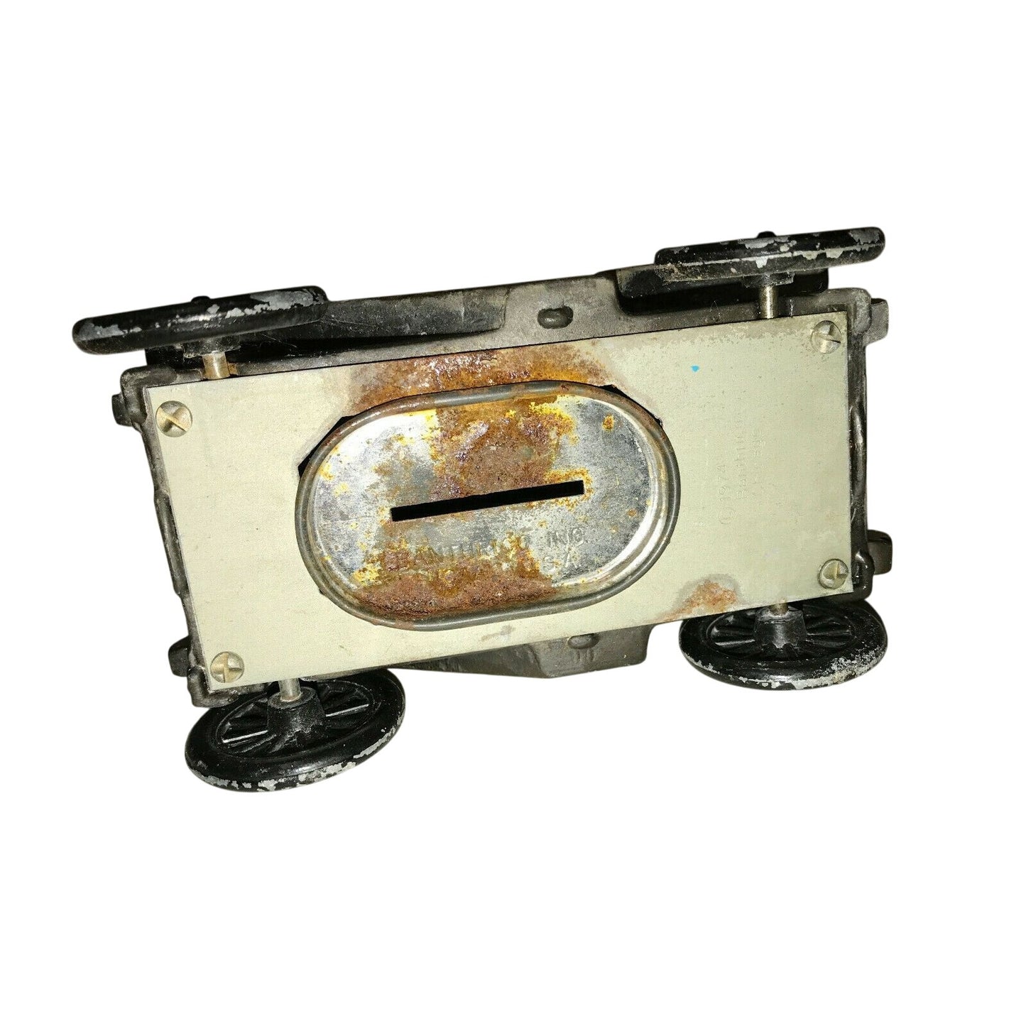 Vintage FIRST FEDERAL SAVINGS Of DETROIT Classic Car Money Bank Promo Item (1974)