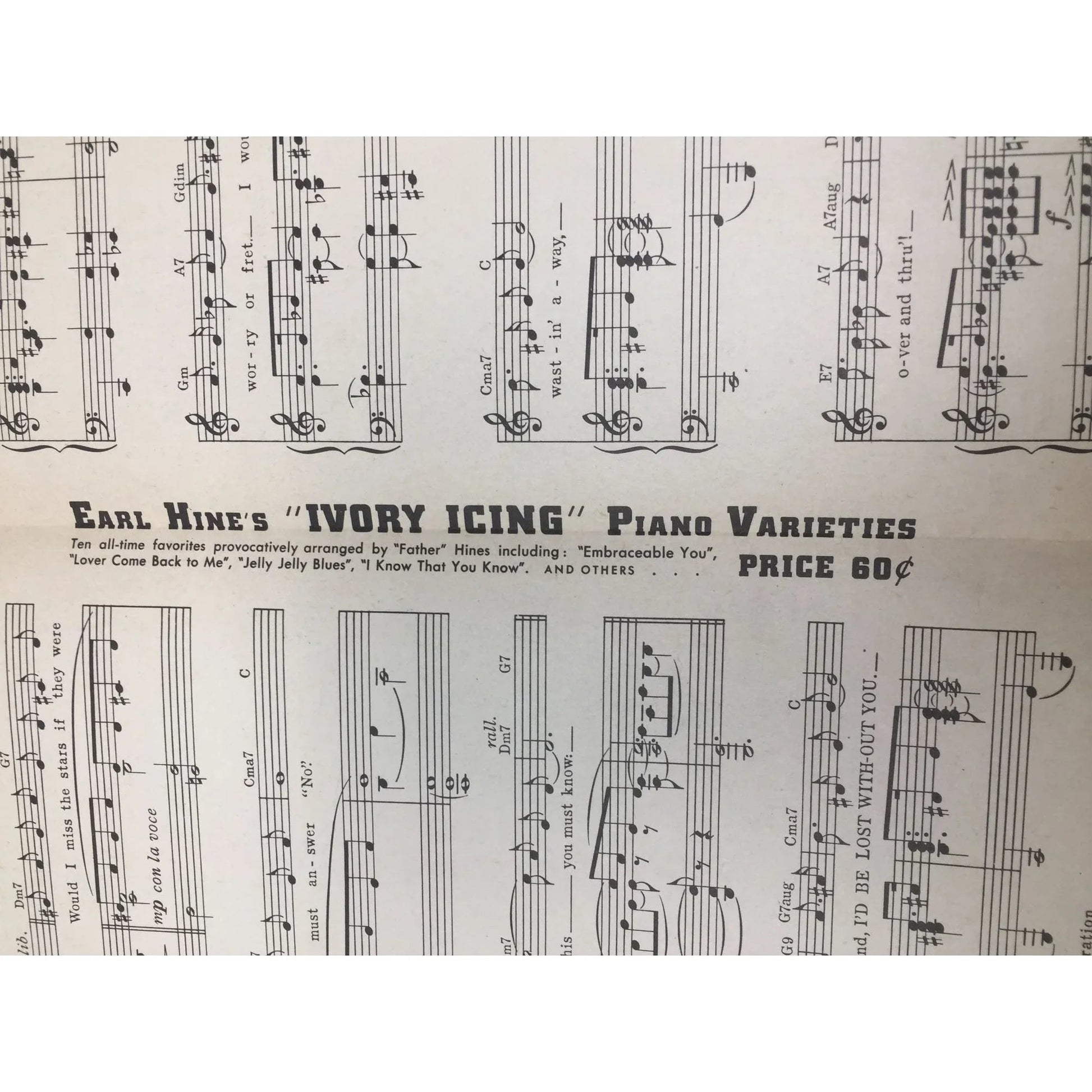 ''I'd Be Lost Without You'' Music and Lyric by Sunny Skylar - A+ Stuff - SHEET MUSIC - A+ Stuff