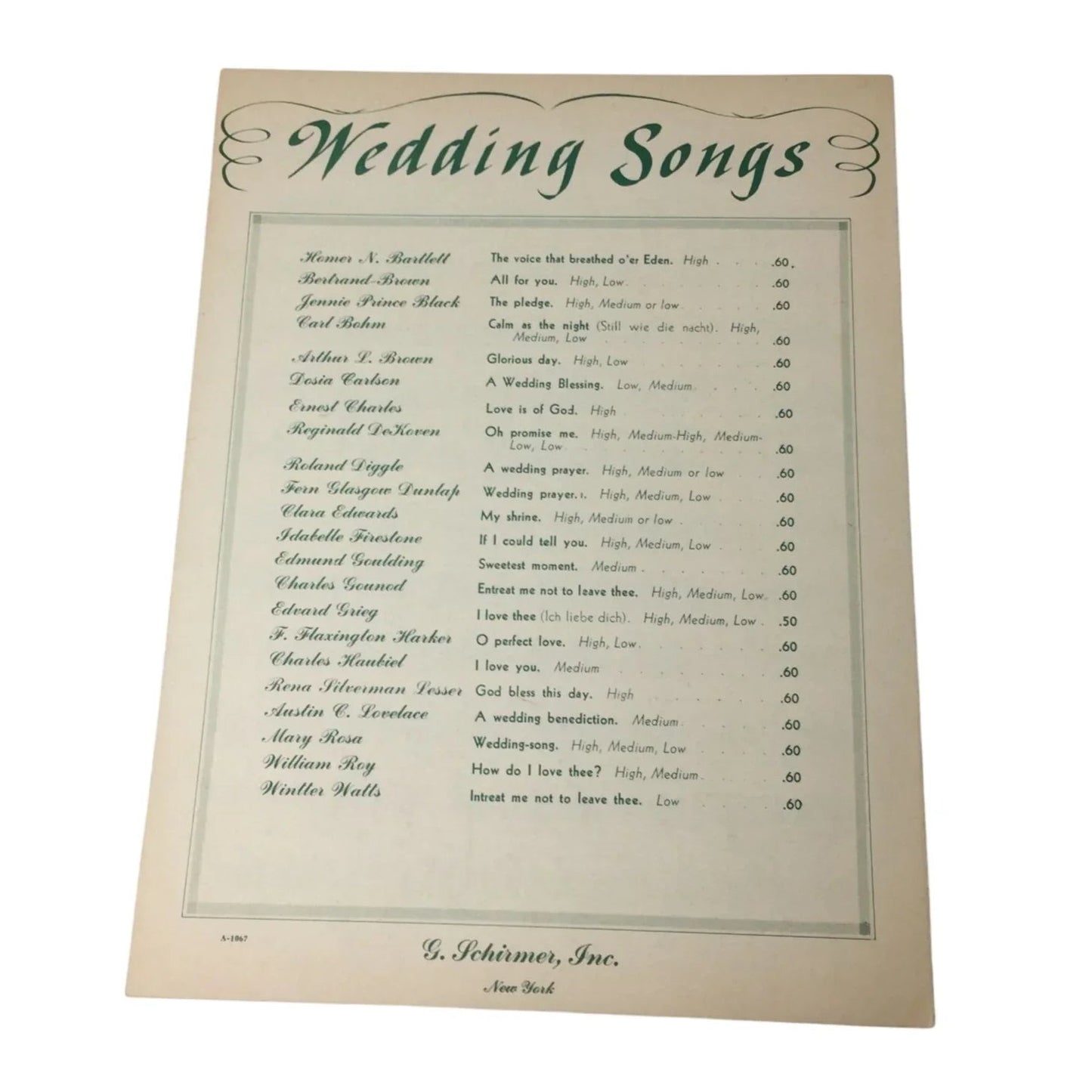 ''If I Could Tell You'' Song for Voice and Piano by Idabelle Firestone - A+ Stuff - sheet music - A+ Stuff