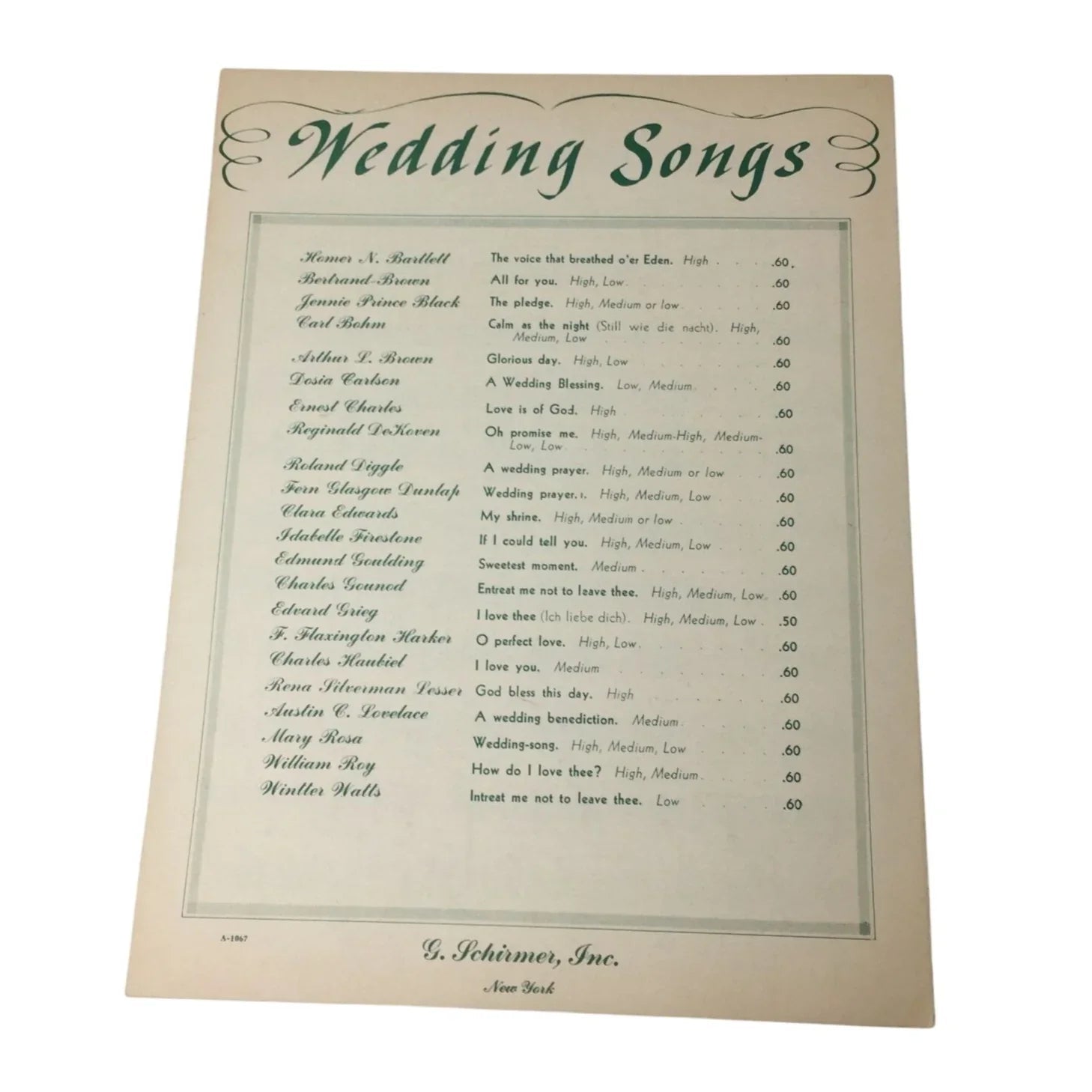 ''If I Could Tell You'' Song for Voice and Piano by Idabelle Firestone - A+ Stuff - sheet music - A+ Stuff