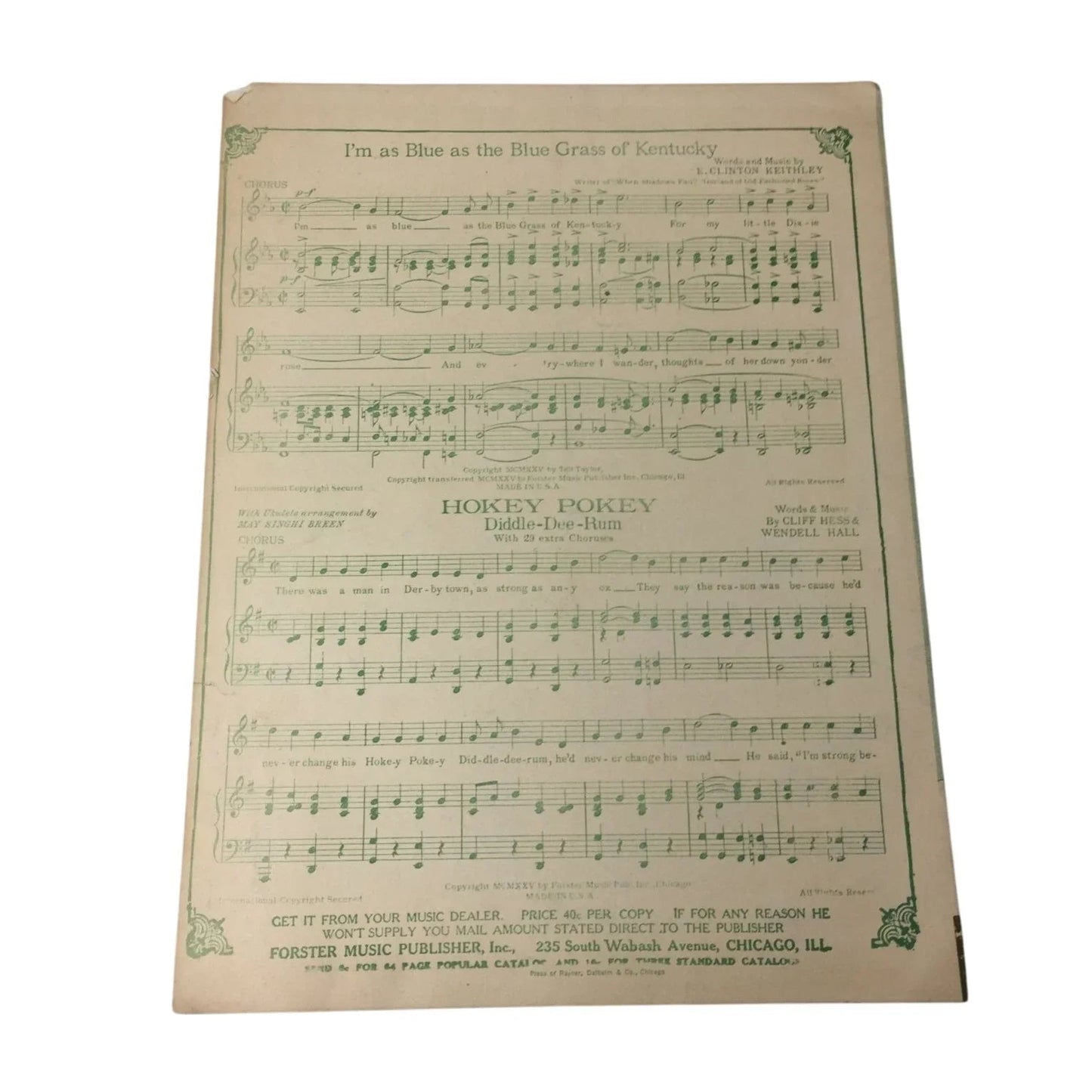 ''If I Thought That Wishes Would Ever Come True'' Vintage Sheet Music - A+ Stuff - SHEET MUSIC - A+ Stuff