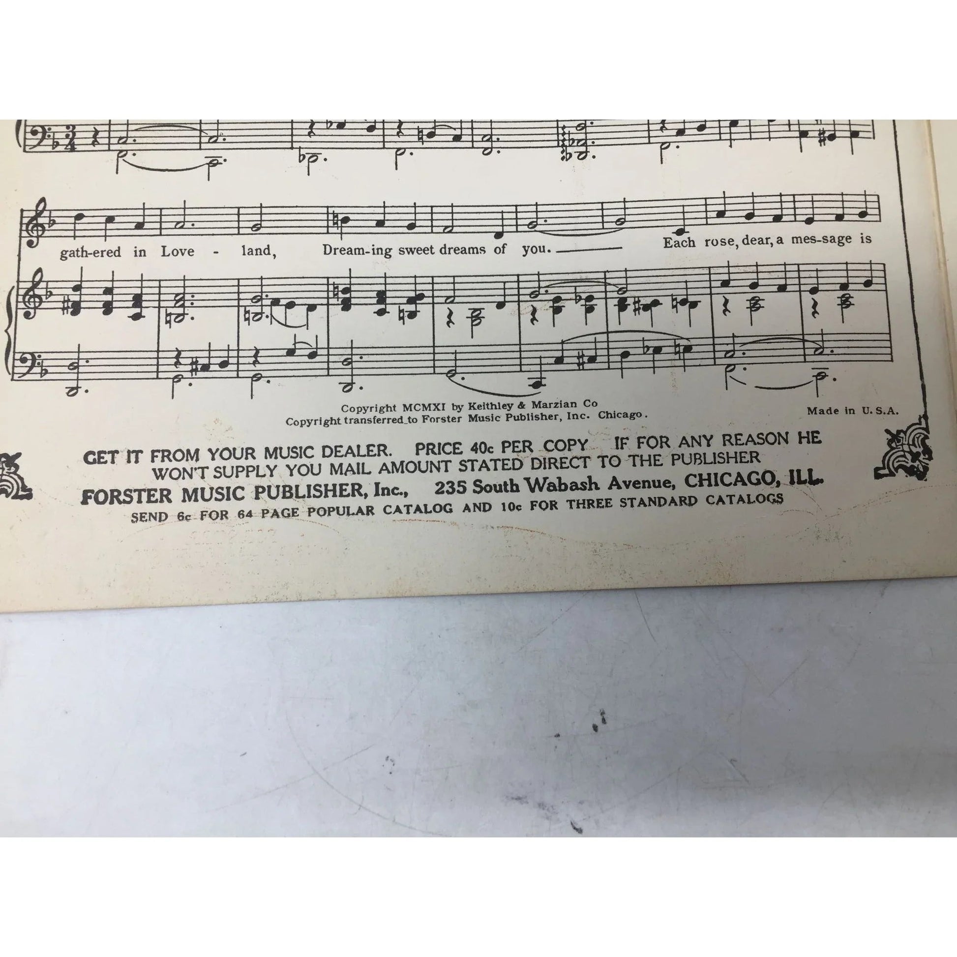''If I Thought That Wishes Would Ever Come True'' Vintage Sheet Music - A+ Stuff - SHEET MUSIC - A+ Stuff