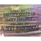 ''If you had all the world and its gold'' Sheet Music - A+ Stuff - sheet music - A+ Stuff