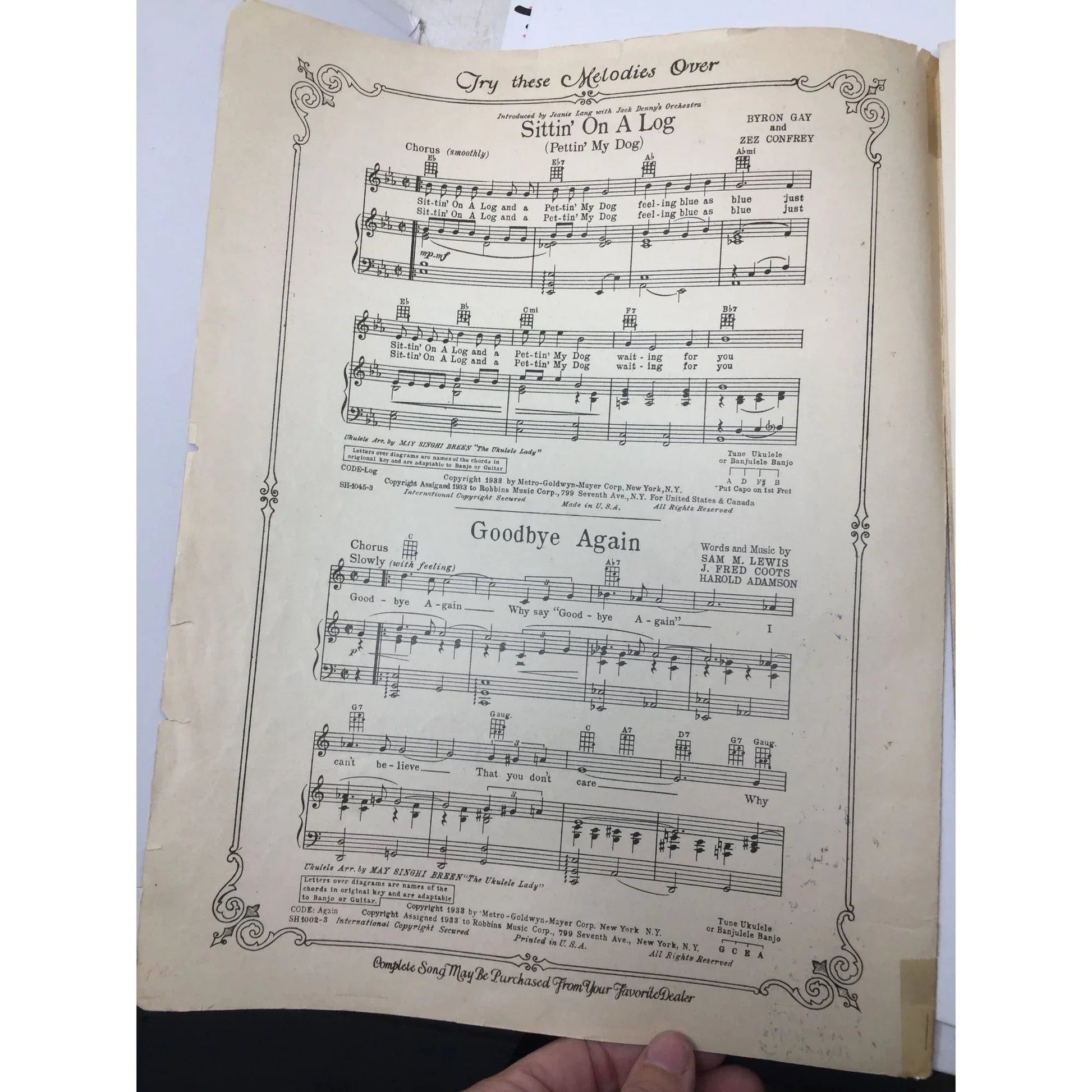 ''I'll Be Faithful'' by Ned Washington and Allie Wrubel - A+ Stuff - SHEET MUSIC - A+ Stuff