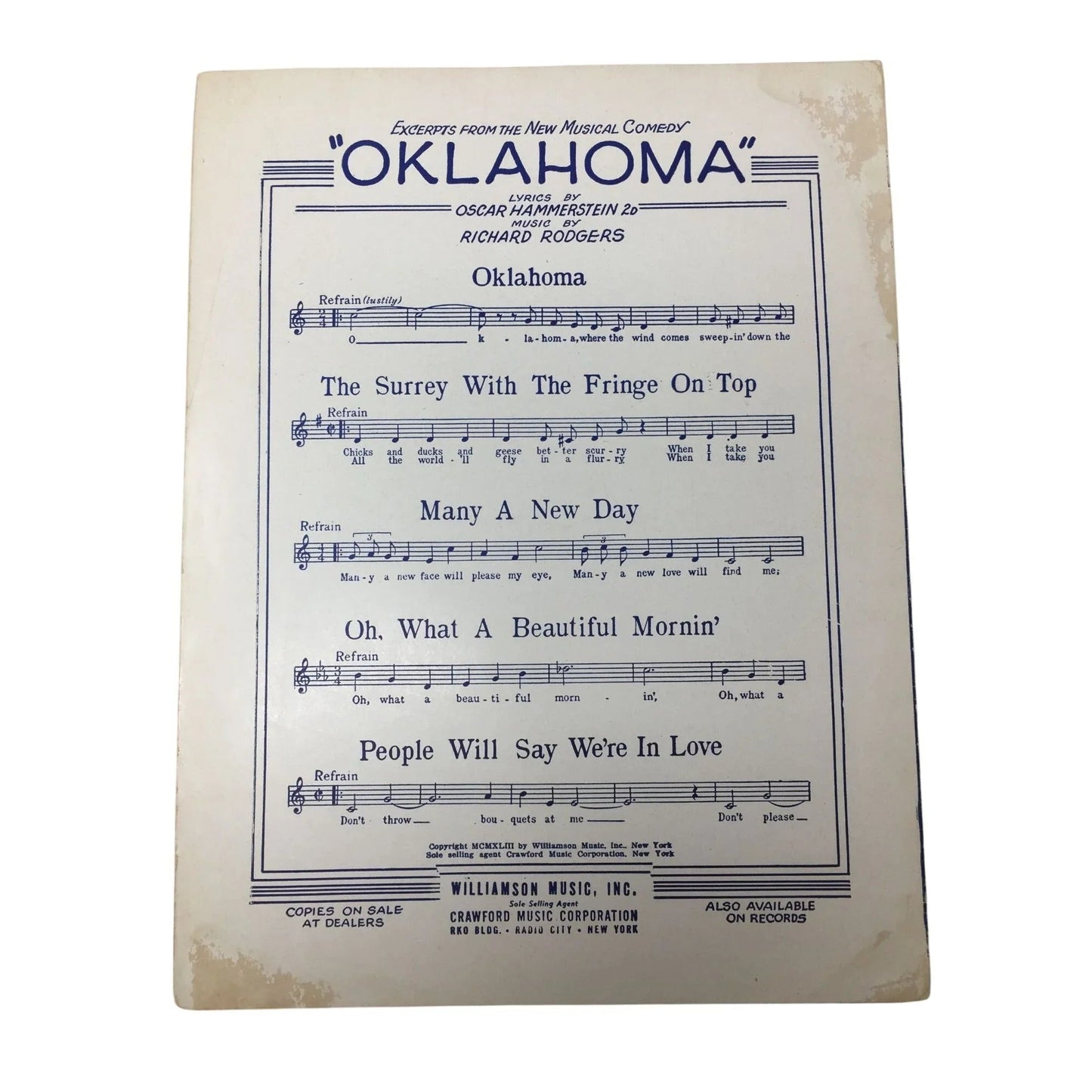 ''I'll Be Seeing You'' by Irving Kahal and Sammy Fain Sheet Music - A+ Stuff - SHEET MUSIC - A+ Stuff