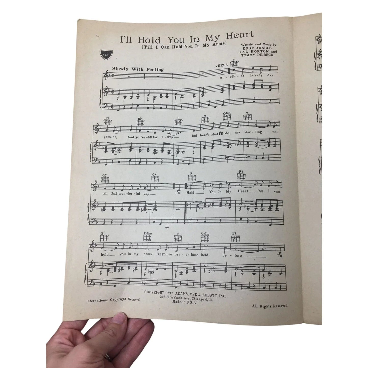 ''I'll Hold You in My Heart ('Till I Can Hold You in My Arms)'' Sheet Music - A+ Stuff - SHEET MUSIC - A+ Stuff