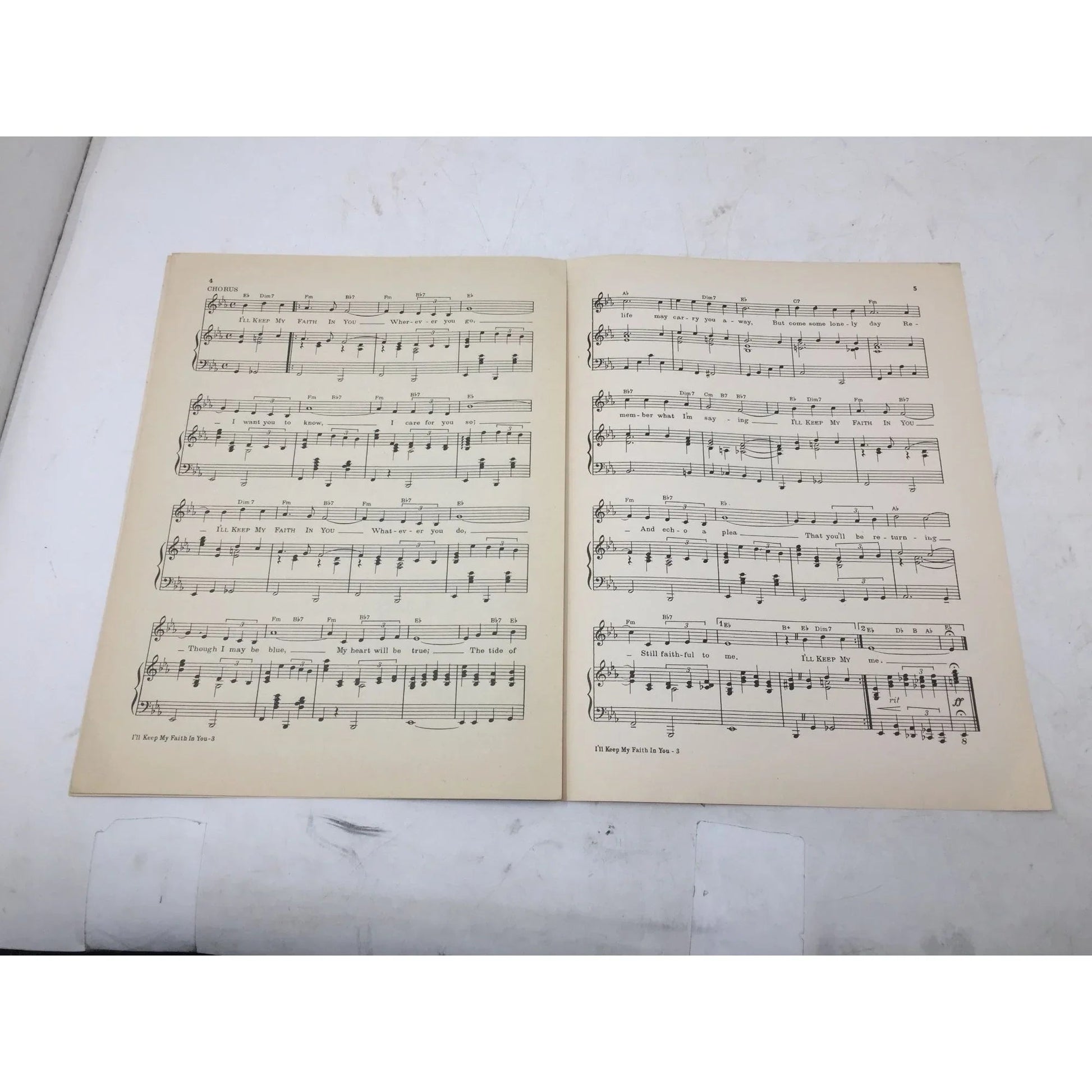 ''I'll Keep My Faith in You'' by Robert Nagy and J J Lucas - A+ Stuff - SHEET MUSIC - A+ Stuff