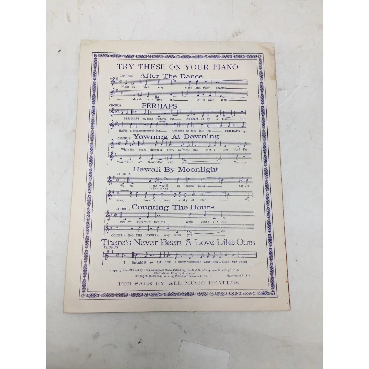 ''I'll Keep My Faith in You'' by Robert Nagy and J J Lucas - A+ Stuff - SHEET MUSIC - A+ Stuff