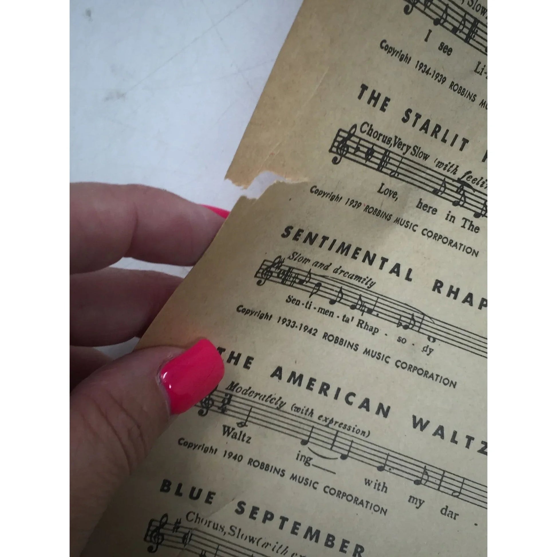 ''I'm Sitting on Top of the World'' Vintage Sheet Music - Leo Feist inc - SHEET MUSIC - A+ Stuff