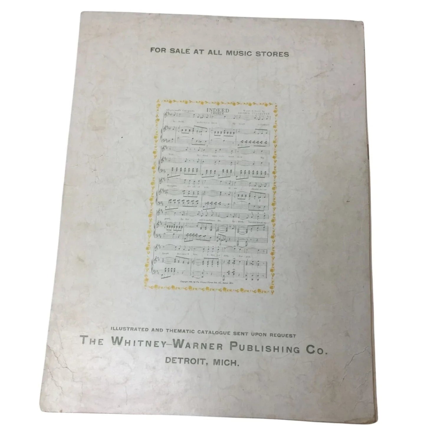 IN DAYS GONE BY VINTAGE SHEET MUSIC BOOK - A+ Stuff - SHEET MUSIC - A+ Stuff
