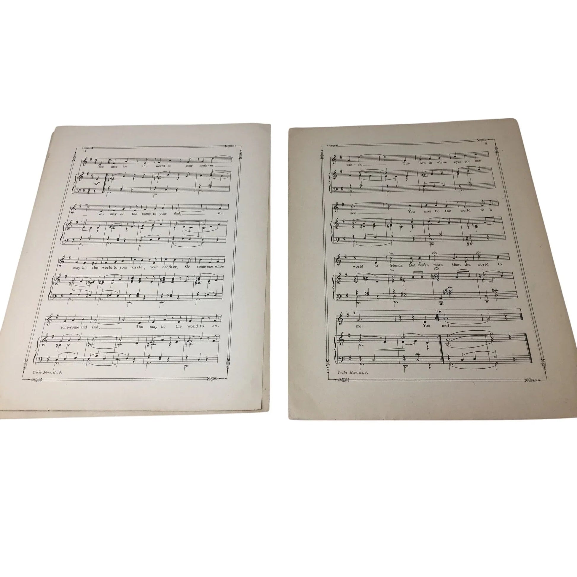 ''INDIANA'' VINTAGE SHEET MUSIC - A+ Stuff - SHEET MUSIC - A+ Stuff
