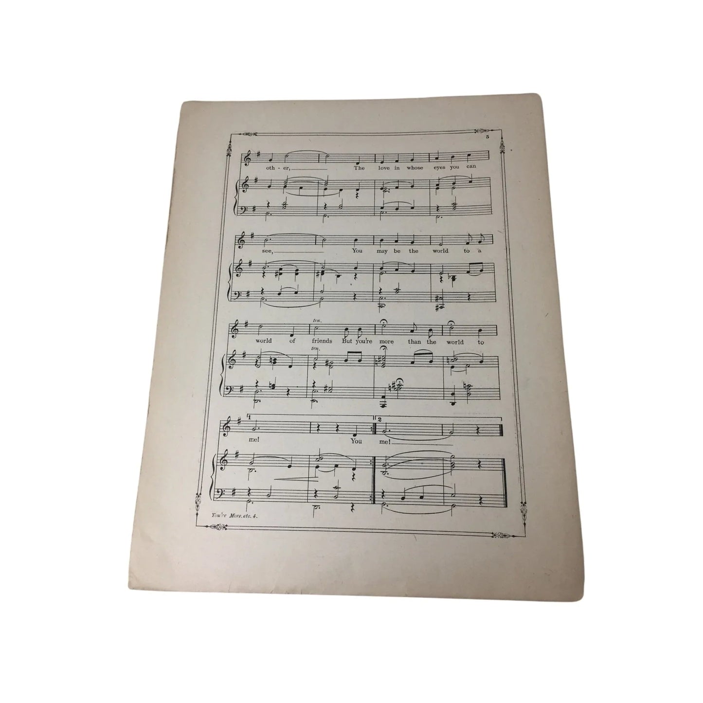 ''INDIANA'' VINTAGE SHEET MUSIC - A+ Stuff - SHEET MUSIC - A+ Stuff