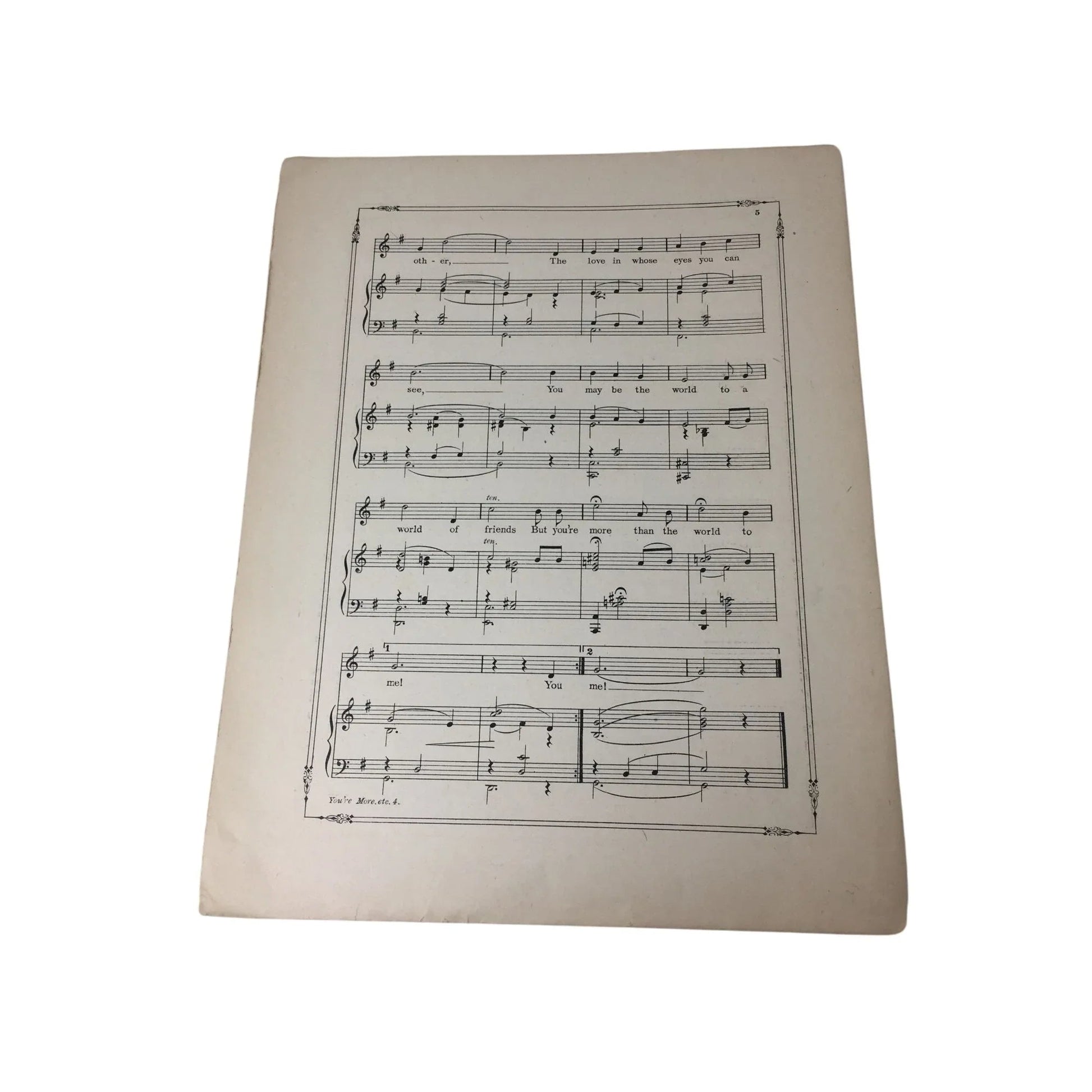 ''INDIANA'' VINTAGE SHEET MUSIC - A+ Stuff - SHEET MUSIC - A+ Stuff