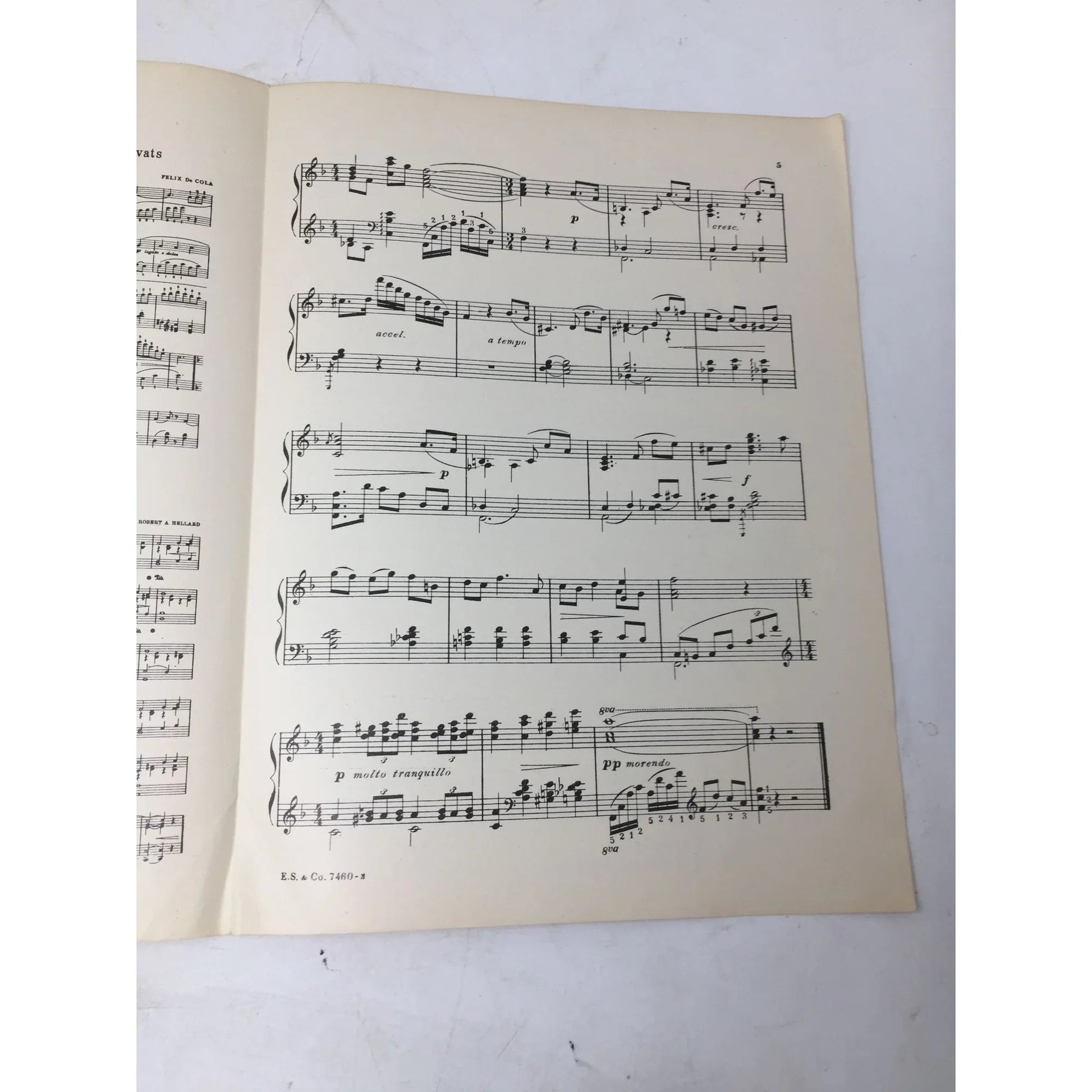 Intermezzo Souvenir De Vienne Vintage Sheet Music book - A+ Stuff - sheet music - A+ Stuff