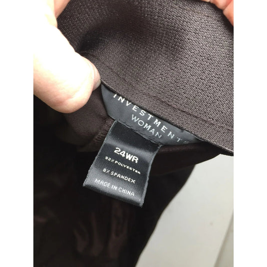 ''Investments Woman'' Size 24WR Womens Black Dress Pants - Investments Woman - Pants - A+ Stuff