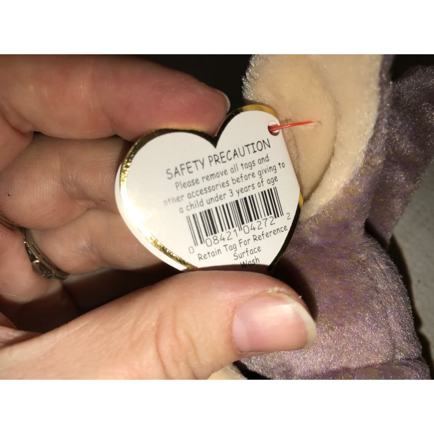 Springy the Bunny Beanie Baby from 2000 TY Beanie Baby  A+ Stuff Plush Toys / Stuffed Animals