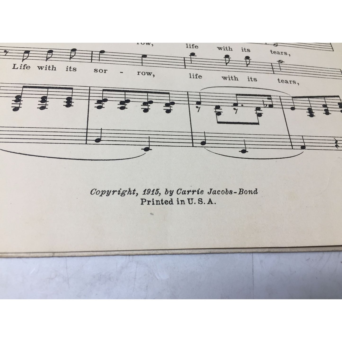 ''I Love You Truly'' From Seven Songs by Carrie Jacobs Bond