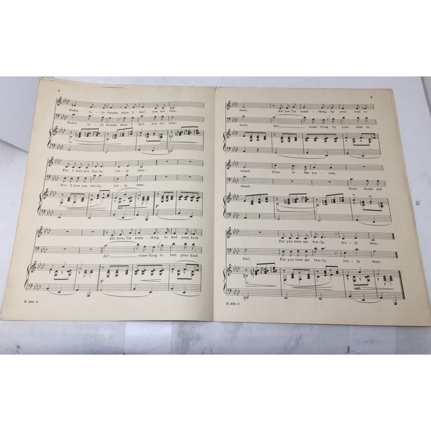 ''I Love You Truly'' From Seven Songs by Carrie Jacobs Bond