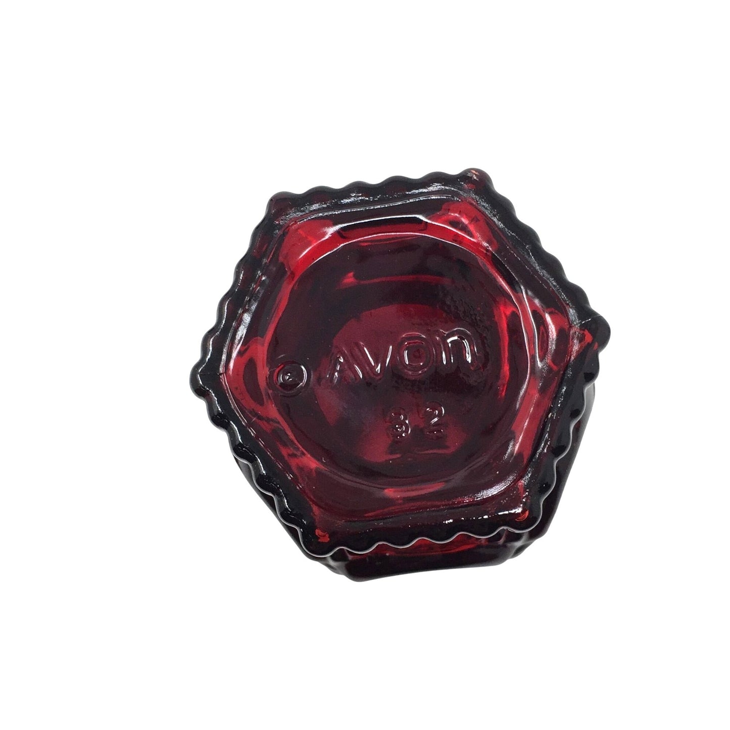 Vintage Avon 1876 Cape Cod Collection Ruby Red Glass Salt and Pepper Shaker Set Avon  A+ Stuff Salt & Pepper Shakers