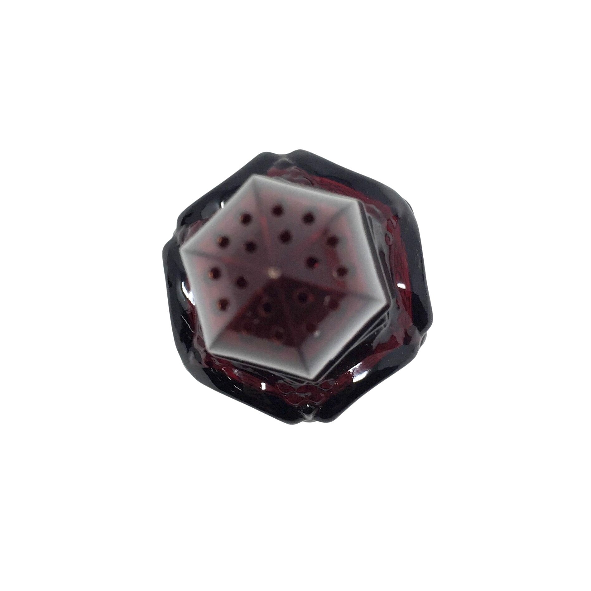 Vintage Avon 1876 Cape Cod Collection Ruby Red Glass Salt and Pepper Shaker Set Avon  A+ Stuff Salt & Pepper Shakers