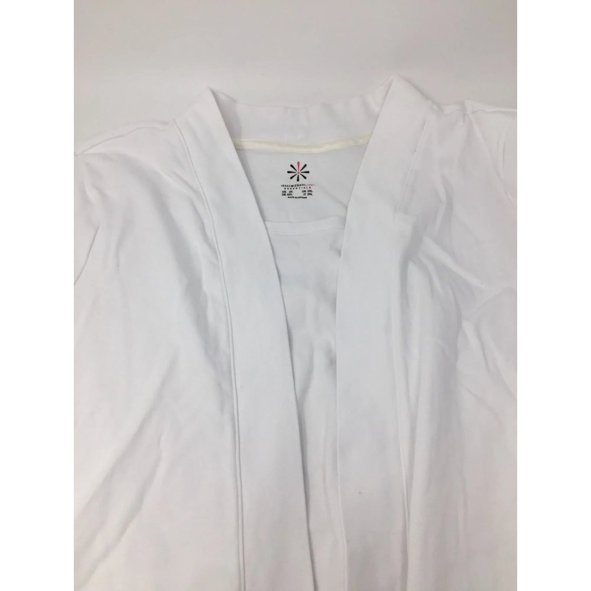 Isaac Mizrahi Live Essentials Women's White Shirt Size 2X (XXL) - Isaac Mizrahi Live - Shirts & Tops - A+ Stuff
