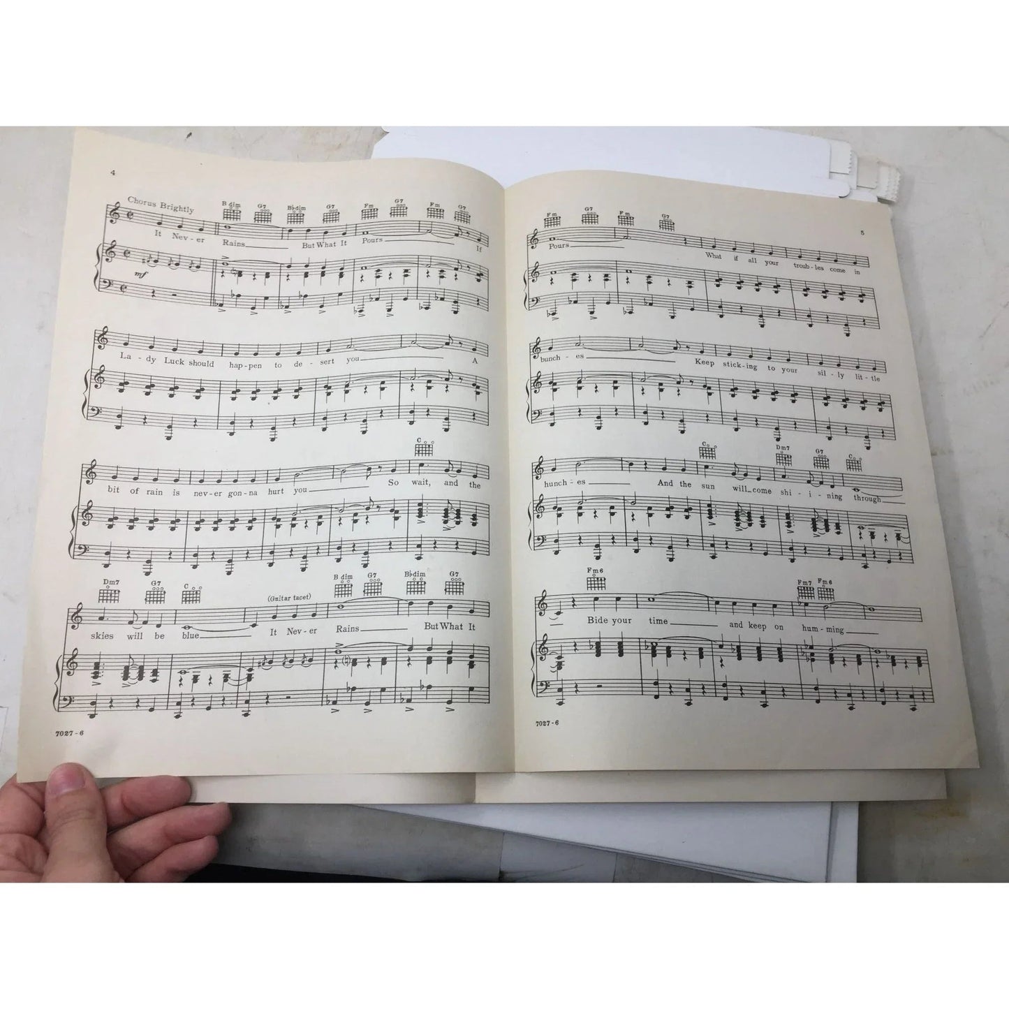 ''It Never Rains, But What it Pours'' Vintage 1938 Sheet Music Book - A+ Stuff - SHEET MUSIC - A+ Stuff
