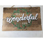 ''It's A Wonderful Life'' Christmas holiday Wooden Decoration/Sign - A+ Stuff - Seasonal & Holiday Decorations - A+ Stuff