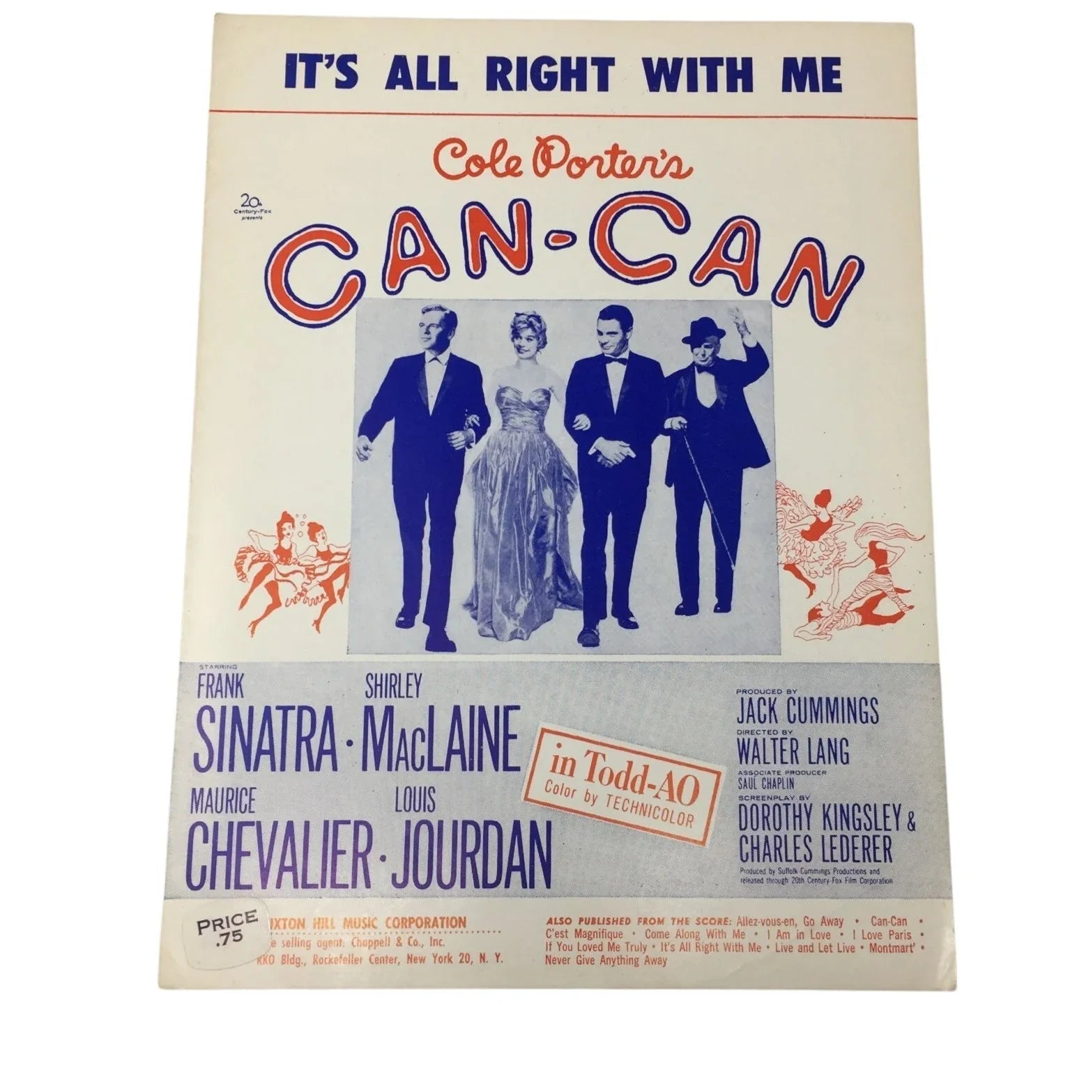 It's All Right With Me Cole Porter's Can - Can Sheet music - A+ Stuff - sheet music - A+ Stuff