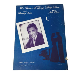 It's Been a Long, Long Time Vintage 1945 Piano Sheet Music by Sammy Cahn/Jule Styne